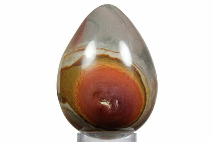 Polished Polychrome Jasper Egg - Madagascar #356192